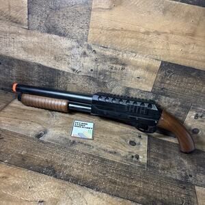 Smith & Wesson M3000 Airsoft Shotgun Spring Powered Black Brown NO MAGAZINE